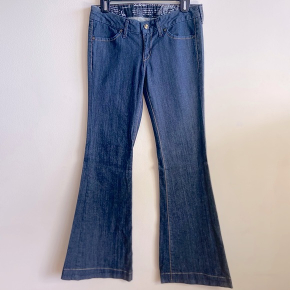NWOT Domino ‘Nikko’ Flared Low Rise Jeans - Picture 1 of 8